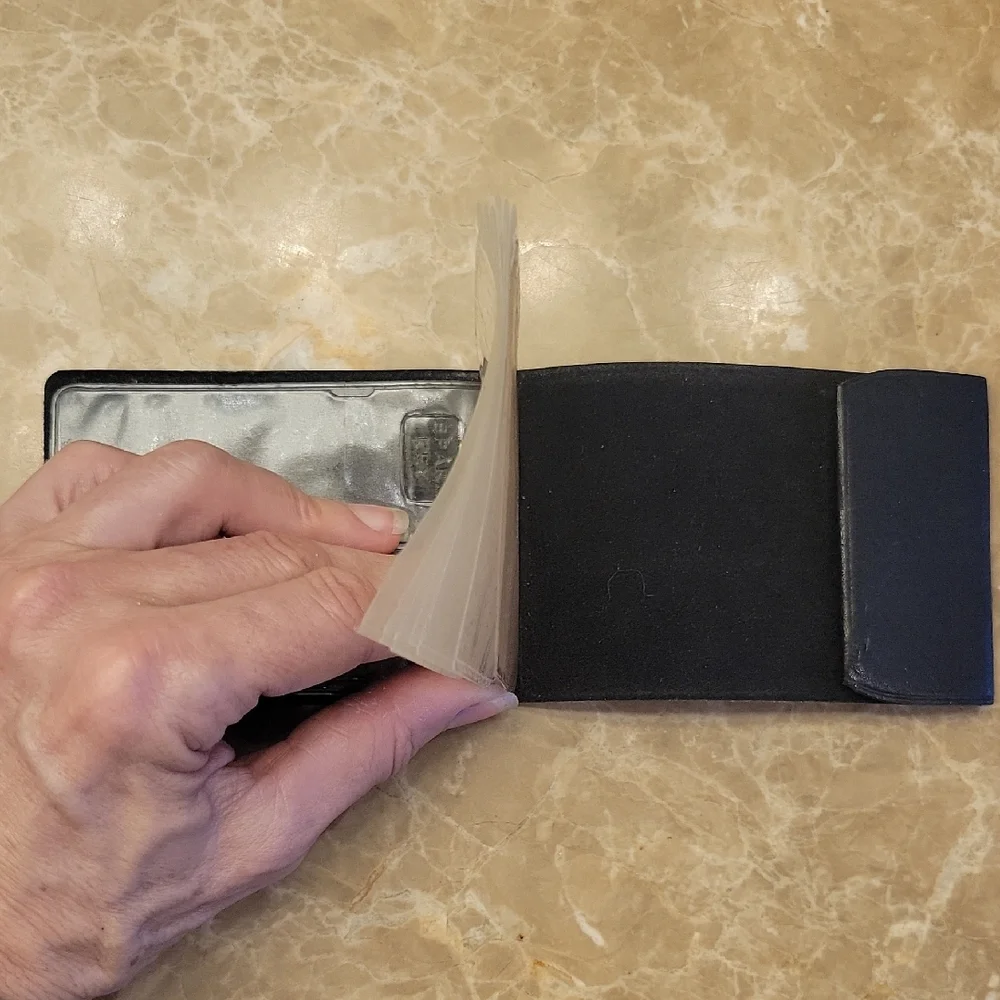 Black Leather I D. Wallet